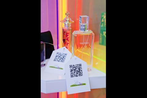 Each item in-store has its own individual QR code